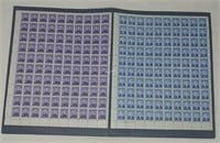 Canada P.M. Stamp Sheets #349 & #350 1954 - R