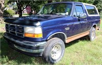 1994 Ford Bronco SUV Eddie Bauer Edition ~ Blue