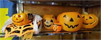 Halloween Pumpkins & Decor Lot