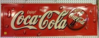 Plastic Coco Cola Sign, AS IS