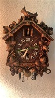 Miniature cuckoo wall clock - Sirrocco wood