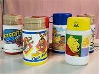Lot of 6 Vintage Thermos