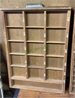 Vintage cabinet drawer with 16 cubbies measures