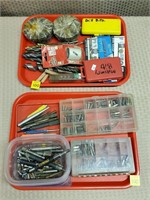 (2) Trays of Assorted Drill Bits