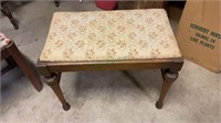Antique vanity chair measures 18 x 23 x 14 with