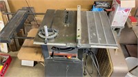 9 inch motorized Sears Craftsman tablesaw with