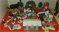 Lot of Small Xmas Figurines, some are Dept. 56