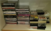 Lot of Assorted CD's & Cassettes
