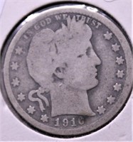 1916 BARBER QUARTER G