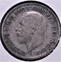 SILVER 6 PENCE VF