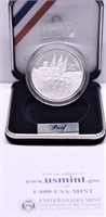 WEST POINT SILVER DOLLAR W BOX PAPERS