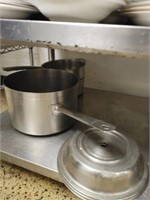 Mics. Pots, Pans, Plasticware- Bottom Shelf