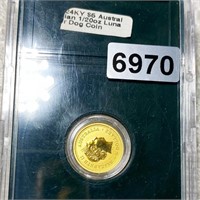 2006 $5 Australia Gold Coin GEM PR 1/20Oz