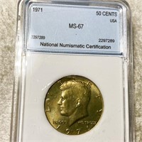 1971 Kennedy Half Dollar NNC - MS67