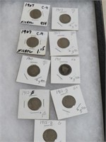 (9) EARLY 1900'S NICKELS