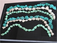 (6) STRANDS OF VARIOUS STONE BEADS