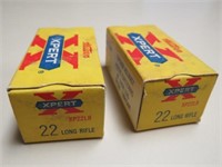 (2) BOXES WESTERN XPERT 22 LONG AMMO