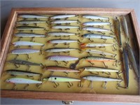 COLLECTION (31) RERAPALA'S & HEDDON MINNOW'S W/BOX