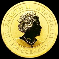 2021 $100 Australia Gold Kangarro GEM PR 1Oz