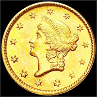 1853 Rare Gold Dollar UNCIRCULATED