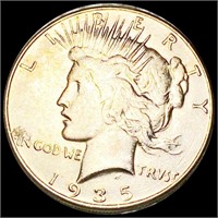 1935 Silver Peace Dollar XF