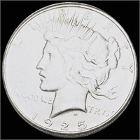 1925-S Silver Peace Dollar UNCIRCULATED