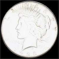 1923-S Silver Peace Dollar LIGHT CIRC
