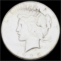 1925-S Silver Peace Dollar LIGHT CIRC