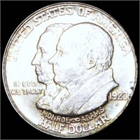 1923 Monroe Adams Half Dollar
