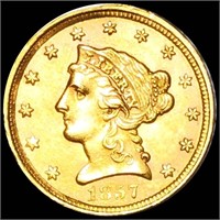 1857 $2.50 Gold Quarter Eagle