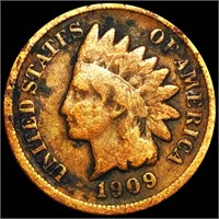 1909-S Indian Head Penny NICELY CIRCULATED