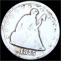 1875-S Seated Twenty Cent Piece NICELY CIRC