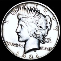1921 Silver Peace Dollar XF