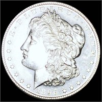 1896 Morgan Silver Dollar GEM BU PL
