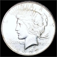 1923-S Silver Peace Dollar CLOSELY UNCIRCULATED