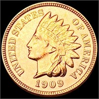 1909-S Indian Head Penny UNC RED