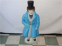 Blow Mold Plastic Christmas Victorian Caroler