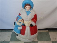 Blow Mold Plastic Christmas Victorian Caroler