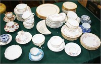 France Limoge Cups/Saucers, Bone Dishes, Cups &
