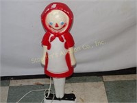 Blow Mold Plastic Doll 26"T