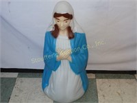 Blow Mold Plastic Mary 27"T