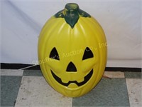 Halloween Blow Mold Plastic Jack-O-Lantern 21"T