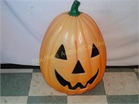 Halloween Blow Mold Plastic Jack-O-Lantern 30"T