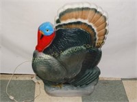Blow Mold Plastic Thanksgiving Turkey 26"T