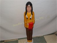 Blow Mold Plastic Thanksgiving Indian 35"T
