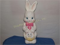 Blow Mold Plastic Easter Bunny 21"T missing power