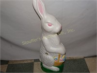 Blow Mold Plastic Easter Bunny 31"T missing power