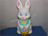Blow Mold Plastic Easter Bunny 18"T missing power