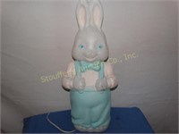 Blow Mold Plastic Easter Bunny 25"T