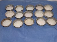 12+ Zinc milk glass canning lids